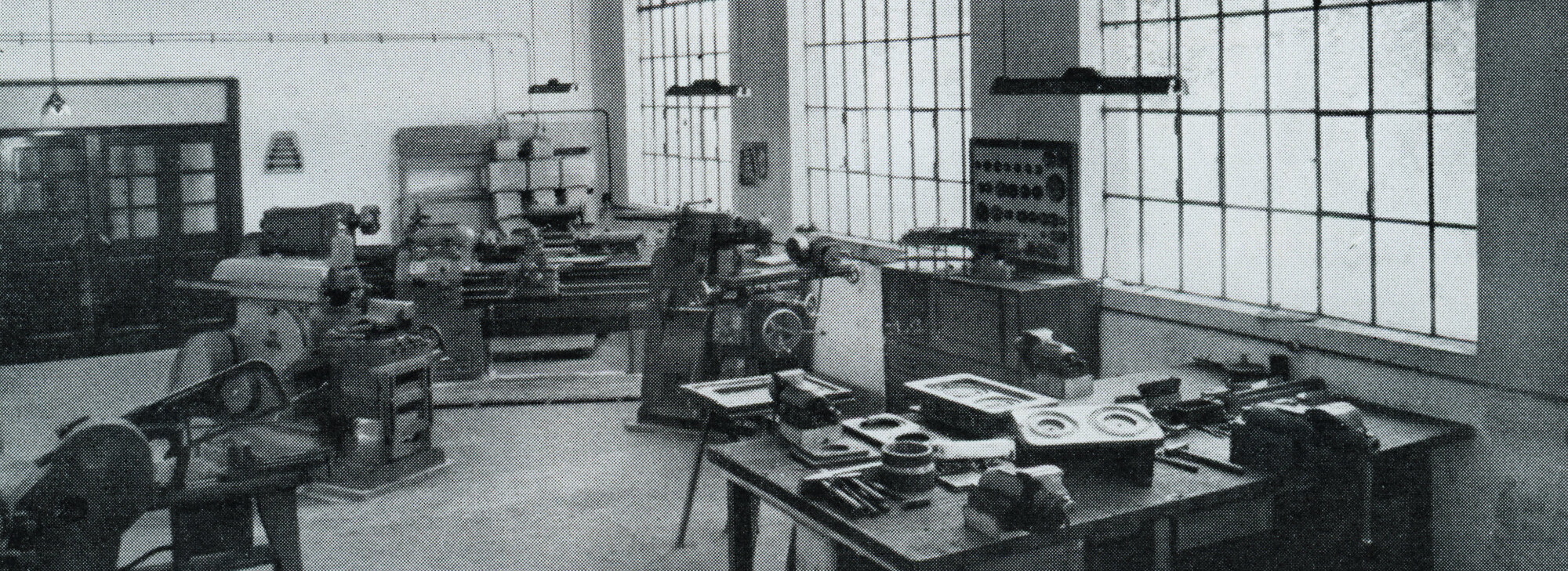 Produktionsstätte in den 1950ern