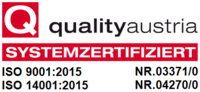 Logo Quality Austria Systemzertifiziert